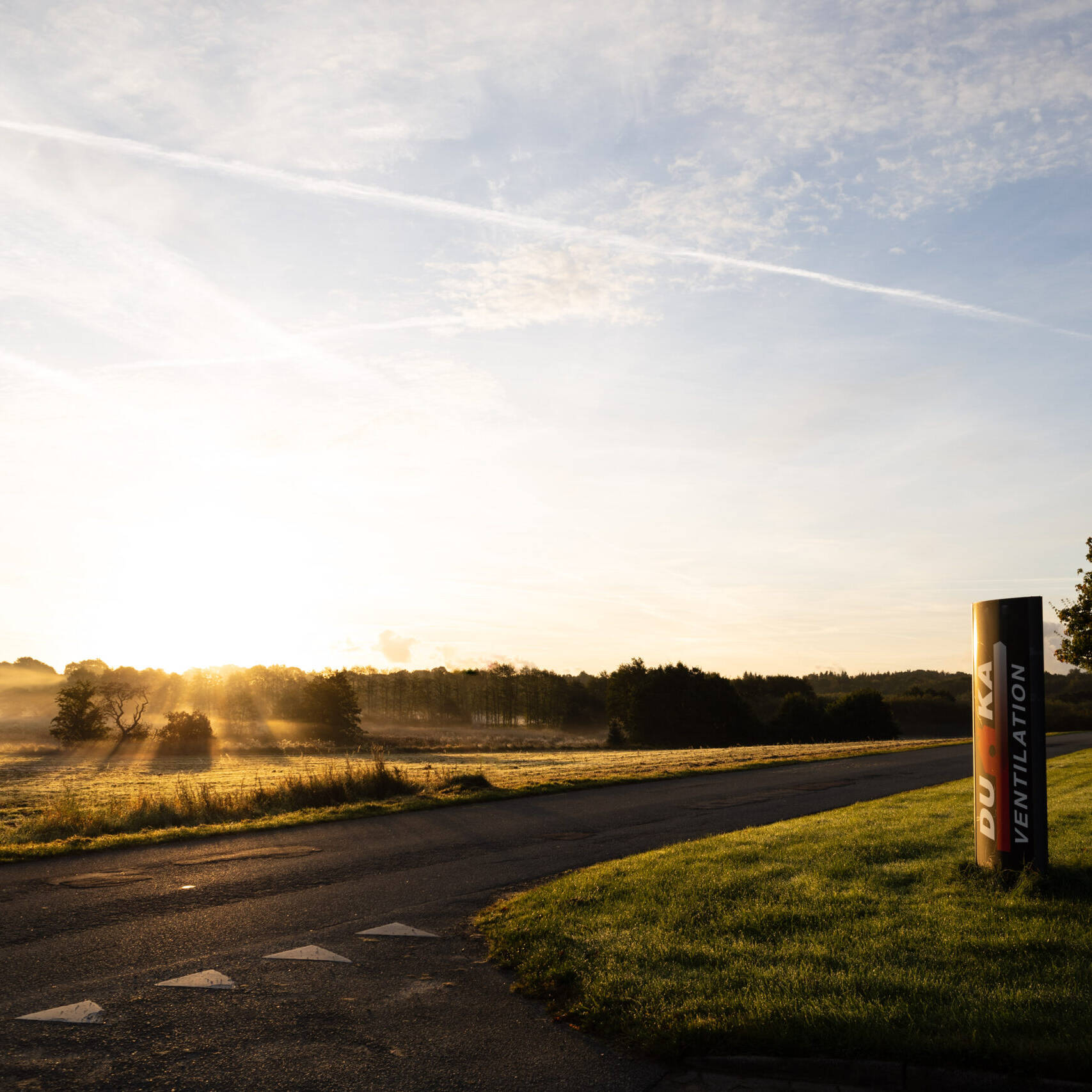 View from DUKA Ventilation's premises